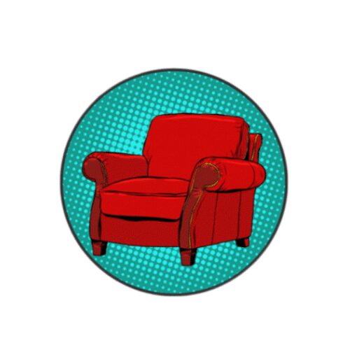 chair logo of the Armchair Dreamer